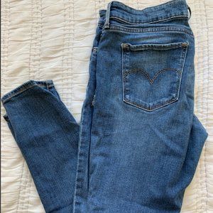 Levis 711 Stretch Skinny Jeans Size